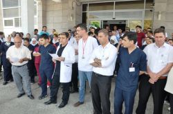 Bitlis’teki sağlık personellerinden basın açıklaması video