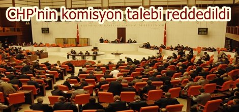 CHP'nin komisyon talebi reddedildi