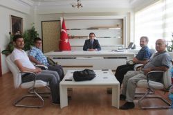 Gazetecilerden Kaymakama ‘Hayırlı olsun’ ziyareti foto