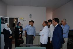 TKHK Başkanı Batman’da hastaneleri gezdi