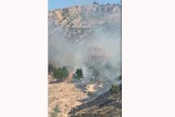 Mardin’de arazi yangını video