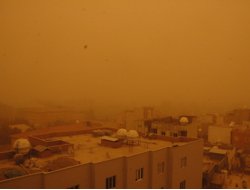 Toz Bulutu Şırnak'ta Hayatı Olumsuz Etkiledi