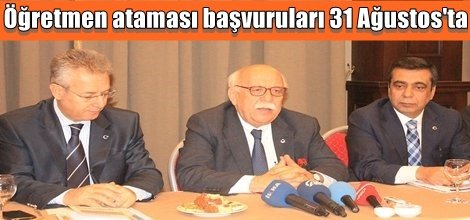 Öğretmen ataması başvuruları 31 Ağustos'ta!