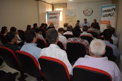 BkMM toplantısında basına engel