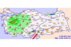 Türkiye genelinde hava durumu