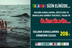 DSİ'den boğulmalara karşı afiş ve broşürlü uyarı