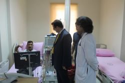 Kızıltepe Kaymakamı Hastane’de incelemelerde bulundu