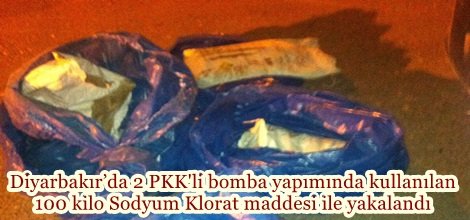 Bomba yapımında kullanılan madde ele geçirdi