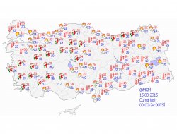 Türkiye genelinde hava durumu
