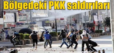 Bölgedeki PKK saldırıları