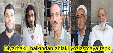 Diyarbakır halkından ahlaki yozlaşmaya tepki