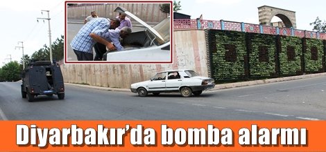 Diyarbakır’da bomba alarmı