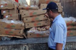 Ceylanpınar’da bir ton tavuk imha edildi