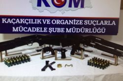 Diyarbakır’da silah kaçakçılarına baskın