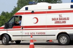 Ambulansa molotoflu saldırı