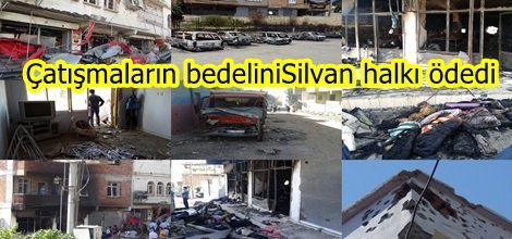 Çatışmaların bedelini Silvan halkı ödedi video-foto