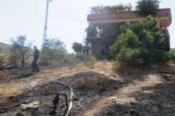 Kahramanmaraş’ta korkutan anız yangını