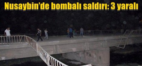 Nusaybin’de bombalı saldırı: 3 yaralı