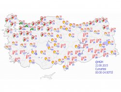 Türkiye genelinde hava durumu