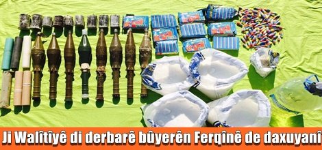 Ji Walîtîyê di derbarê bûyerên Ferqînê de daxuyanî