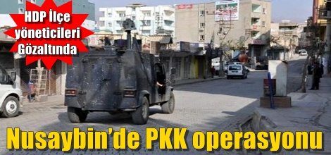 Nusaybin’de PKK operasyonu