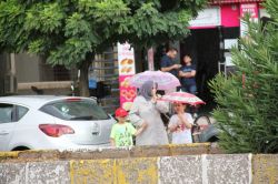 Midyat’ta yaz yağmuru serinletti video