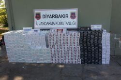 Diyarbakır’da 70 bin karton kaçak sigara ele geçirildi