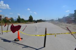 Arsa benim dedi, Bursa’nın en büyük çevreyolunu trafiğe kapattı video foto