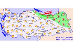 Bazı iller için kuvvetli yağış uyarısı yapıldı