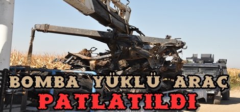 Batman’da bomba yüklü araç imha edildi