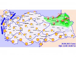 Türkiye genelinde hava durumu