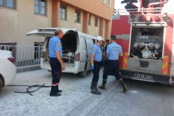 Batman’da seyir halindeki araç alev aldı