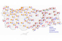 Türkiye genelinde hava durumu