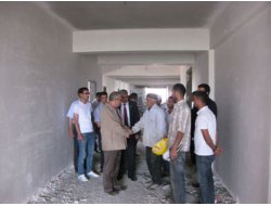 İnşaatı Devam Eden Okullar Denetlendi