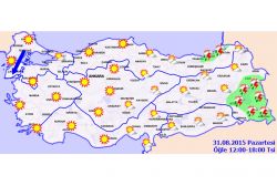 Türkiye genelinde hava durumu