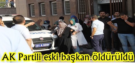 AK Partili eski başkan Yunus Koca öldürüldü video foto