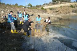 Seyhan içgölü temizleniyor