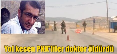 Lice'de yol kesen PKK'liler doktor öldürdü