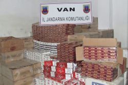 Van’da kaçak sigara operasyonları