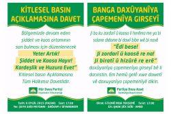 HÜDA PAR’dan kitlesel basın açıklamasına davet