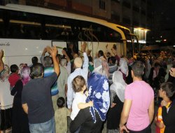 Midyatlı hacı adayları dualarla uğurlandı