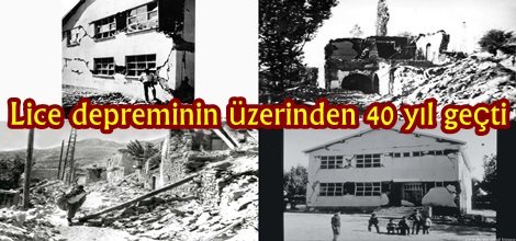 Lice depreminin üzerinde 40 yıl geçti