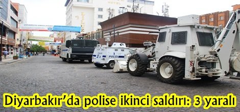Diyarbakır’da polise ikinci saldırı: 3 yaralı