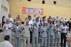 İslahiye’de hacı adayları dualarla uğurlandı