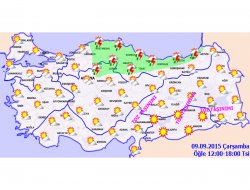 Türkiye genelinde hava durumu