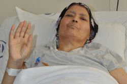 Karnından basket topu büyüklüğünde tümör çıktı