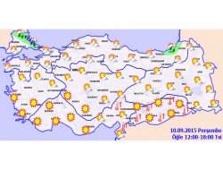 Türkiye genelinde hava durumu