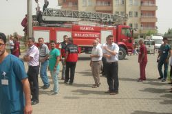 Kâhta Devlet Hastanesi’nde yangın tatbikatı