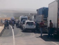 Çınar'da karayoluna döşenen patlayıcı imha edildi