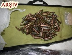 Silvan’da çok sayıda mühimmat ele geçirildi